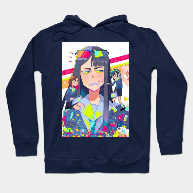 Keep Your Hands Off Eizouken! Hoodie by rosywhitey